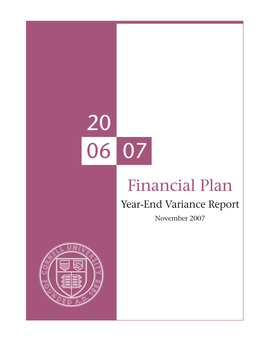 Financial Plan