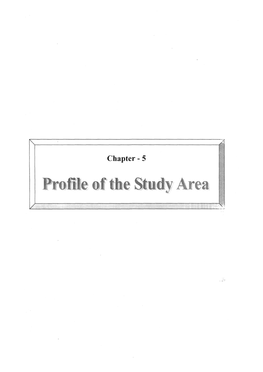 Profile of the Study Area 5 Chapter 5 Profile of the Study Area