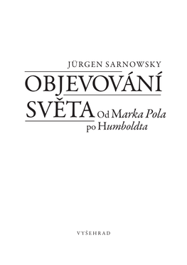 SVĚTA Od Marka Pola Po Humboldta