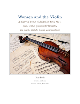 Pech—Women and the Violin