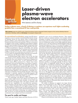 Laser-Driven Plasma-Wave Electron Accelerators