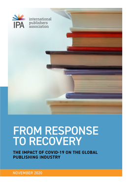 From Response to Recovery the Impact of Covid-19 on the Global Publishing Industry