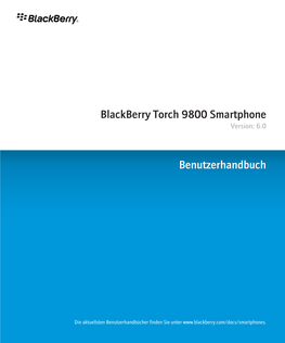 Blackberry Torch 9800 Smartphone Version: 6.0