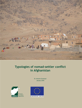 Typologies of Nomad-Settler Conflict in Afghanistan