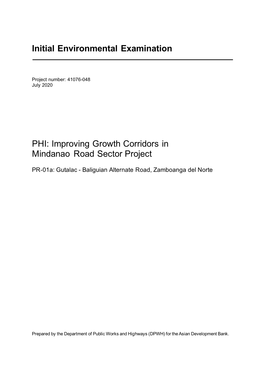 41076-048: Improving Growth Corridors in Mindanao Road Sector