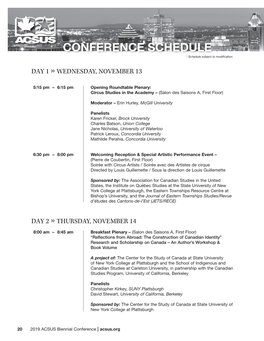Acsus 2019 Conference Program