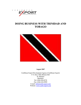 Doing Business with Trinidad and Tobago