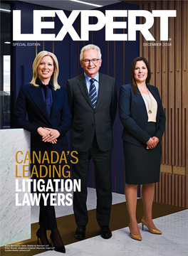 Leading Canada's Litigation Lawyers