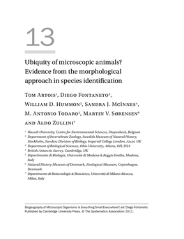Ubiquity of Microscopic Animals? Evidence from the Morphological Approach in Species Identifi Cation