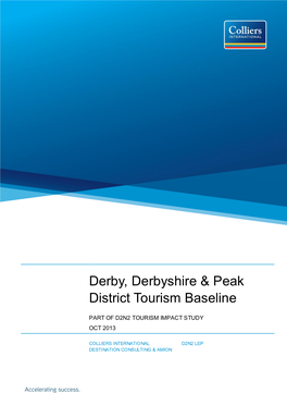 Derby, Derbyshire & Peak District Tourism Baseline