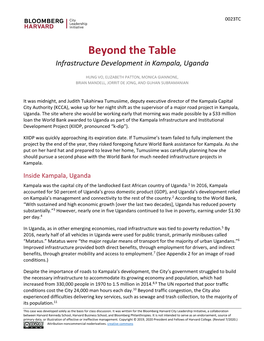 Beyond the Table