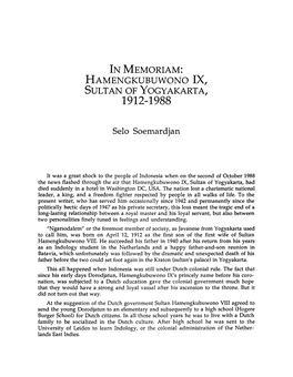 Selo Soemardjan