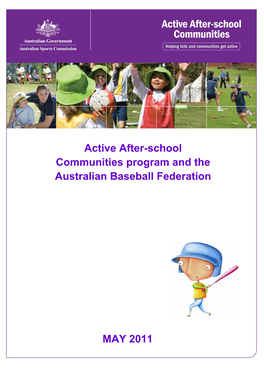 Active After-School Communities Report