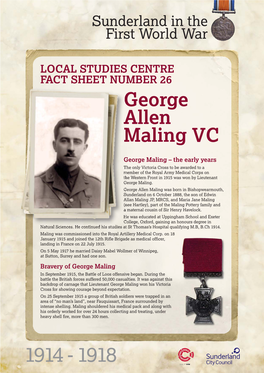 26 George Allen Maling VC