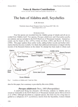 The Bats of Aldabra Atoll, Seychelles