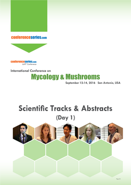 Scientific Tracks & Abstracts