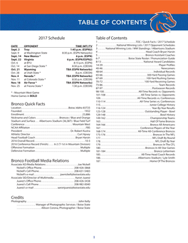 2017 Boise State Football Media Guide