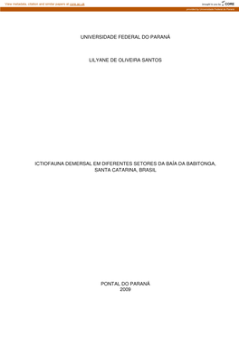 Dissertação Lilyane De Oliveira Santos