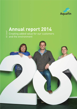 Annual Report 2014 Creating Added Value for Our Customers