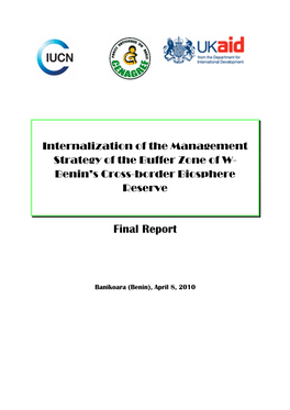 Internalization of the Management Strategy of the Buffer Zone of W- Benin’S Cross-Border Biosphere Reserve