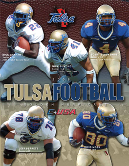 The University O F Tulsa Football 2006 Media Guide