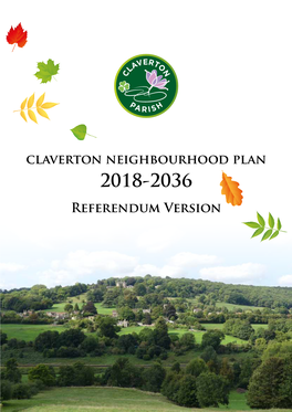 Claverton NEIGHBOURHOOD Plan REFERENDUM VERSION