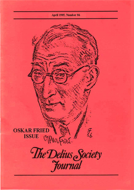 Oskar Fried: Delius and the Late Romantic School by Lewis Foreman 4