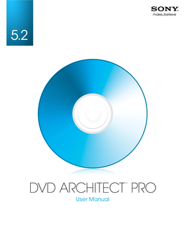 DVD Architect Pro 5.2 User Manual