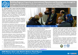 Building Regional Capacity on International Migration And