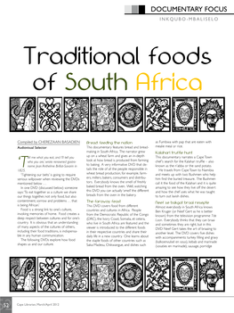 Traditional Foods of South Africa