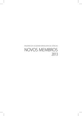 Novos Membros 2013