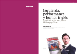 Izquierda, Performance Y Humor Inglés Una Invitación a Explorar Philosophy Tube