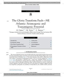 The Gloria Transform Fault-NE Atlantic: Seismogenic And