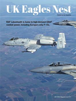 RAF Lakenheath Is Home to High-Demand USAF Combat Power, Including Europe's Only F-15S
