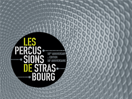 Percustrasbourg Livret Itunes 54 Pages