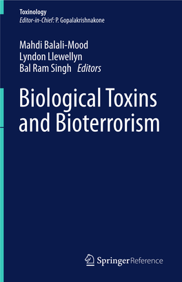 Biological Toxins and Bioterrorism