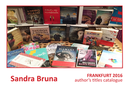 FRANKFURT 2016 Author's Titles Catalogue