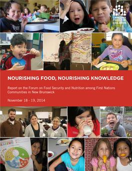 Nourishing Food, Nourishing Knowledge