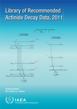 Library of Recommended Actinide Decay Data, 2011