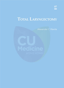 Total Laryngectomy