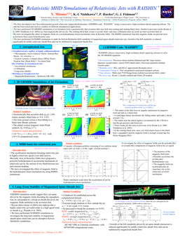 Relativistic MHD Simulations of Relativistic Jets with RAISHIN *