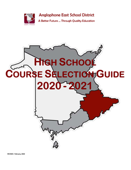 High School Course Selection Guide 2020-21