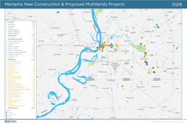Memphis New Construction & Proposed Multifamily Projects 2Q18