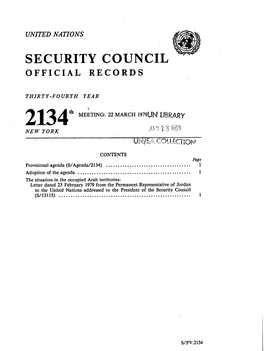 Security Council Official Records