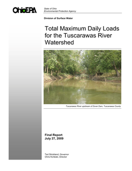 Total Maximum Daily Loads for the Tuscarawas River