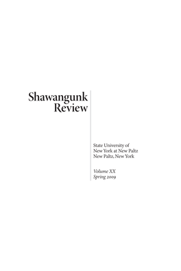 Shawangunk Review