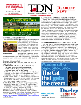 HEADLINE NEWS • 1/6/08 • PAGE 2 of 7