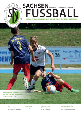 SACHSEN FUSSBALL AUGUST 2017 3 SFV Intern