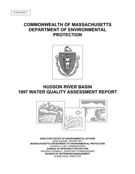 Commonwealth of Massachusetts Department of Environmental Protection