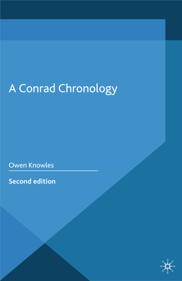 A Conrad Chronology